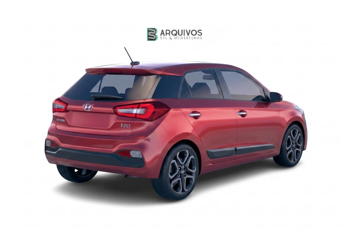 Modelo 3D STL - Hyundai i20 2019 — foto 3